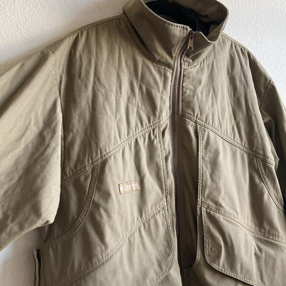 Vintage Columbia Canvas Hunting Jacket w/ zip out liner 90s y2k Ammo holders - Picture 4 of 13